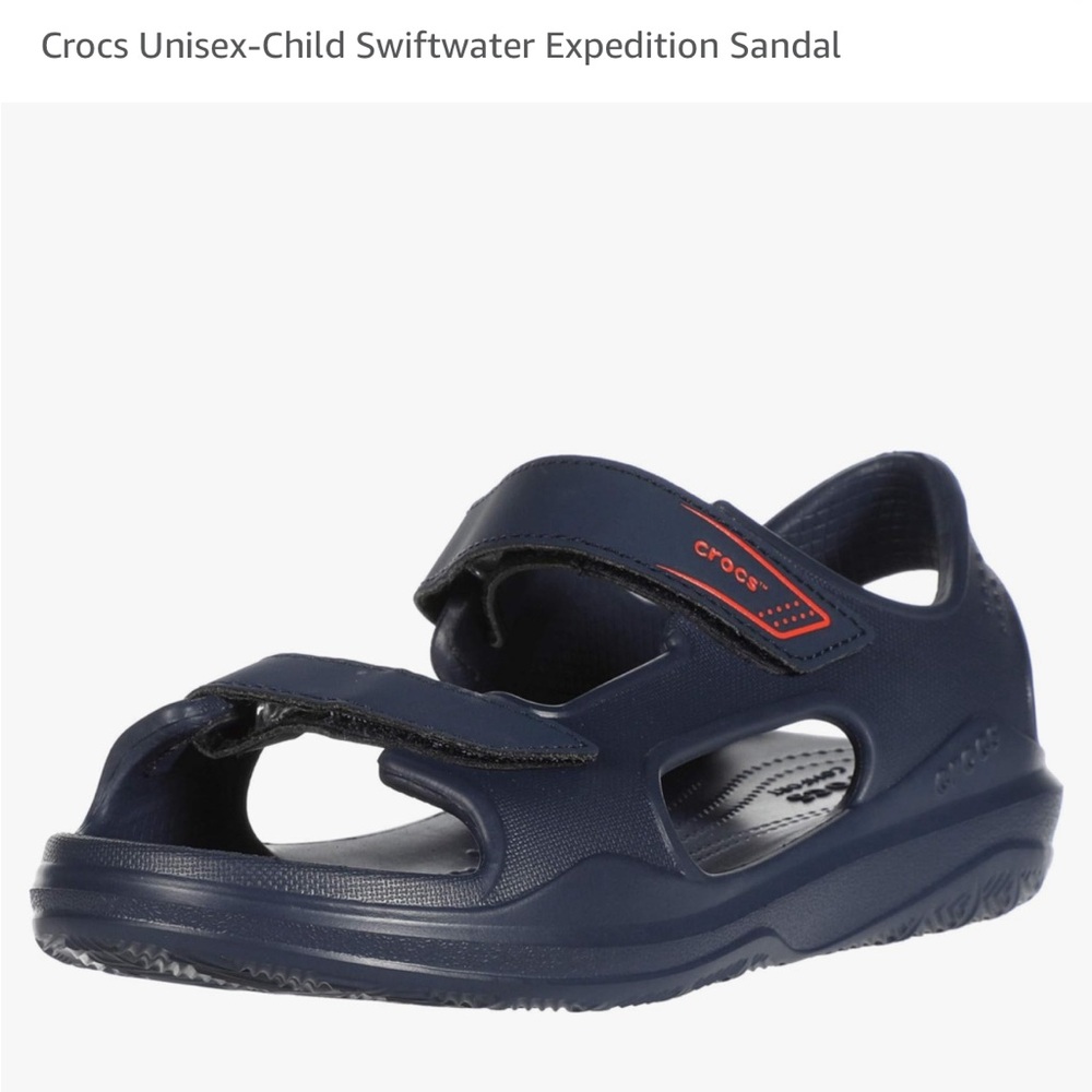 NWT Crocs swiftwater kids sandal size 13